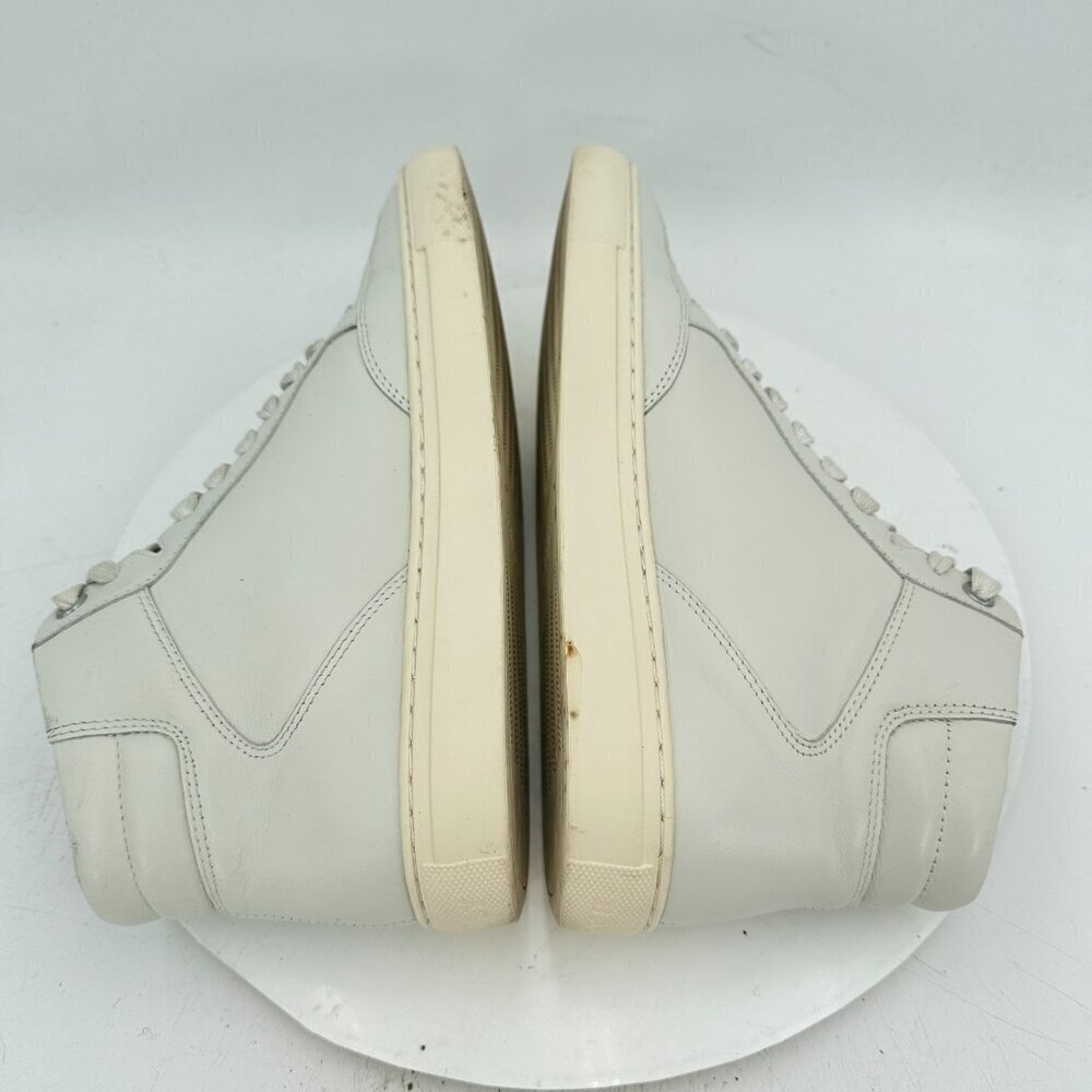 Bally Hendrik Print Men Size 6D White Leather Mid Top Lace Up Casual Shoes - Picture 6 of 12